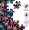 Adults 1000 Pieces, Halloween Puzzles 1000 Pieces, Colorful Skeleton Puzzle Dia De Los Muertos, Challenging Collage Jigsaw Puzzle Grateful Dead